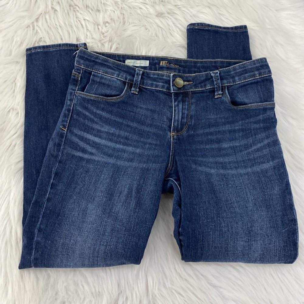 Kut from the Kloth Dark Blue Straight Leg Jeans